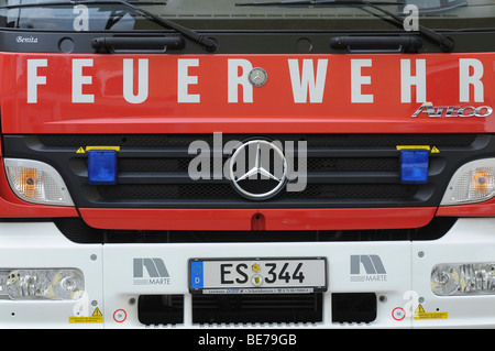 Feuerwehrauto Stockfoto