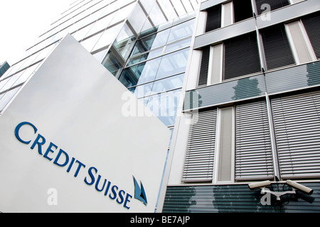 Sitz der Bank Credit Suisse Deutschland AG in Frankfurt Am Main, Hessen, Deutschland, Europa Stockfoto