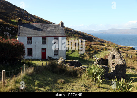 Verlassenen Gehöft Beara Halbinsel West Cork Irland Stockfoto