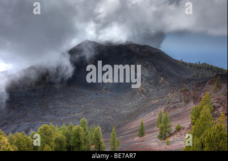 Vulkan Duraznero "Ruta de Los Volcanes, Vulkan Route, La Palma, Kanarische Inseln, Spanien, Europa Stockfoto