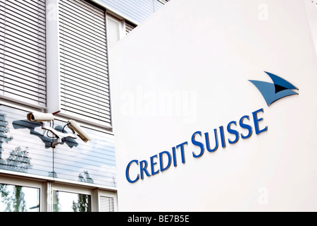 Sitz der Bank Credit Suisse Deutschland AG in Frankfurt Am Main, Hessen, Deutschland, Europa Stockfoto