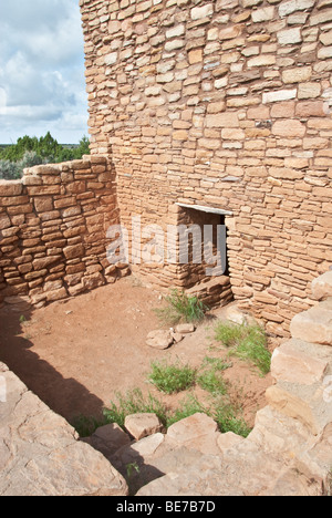 Colorado Canyons von den Menschen des Altertums Nationaldenkmal Lowry Pueblo National Historic Landmark Stockfoto