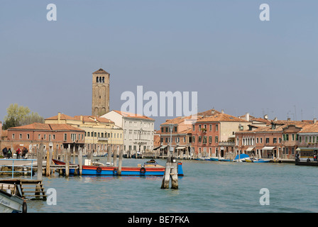 Insel Isola Murano mit dem Canale Grande di Murano und den Canale di San Donato in der Nähe von Venedig, Venezia, Italien, Europa Stockfoto