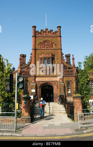 Stadtbibliothek King's Lynn, Norfolk, England Stockfoto