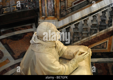 Statue von Pius IX, Basilica di Santa Maria Maggiore, Altstadt, Rom, Italien, Europa Stockfoto