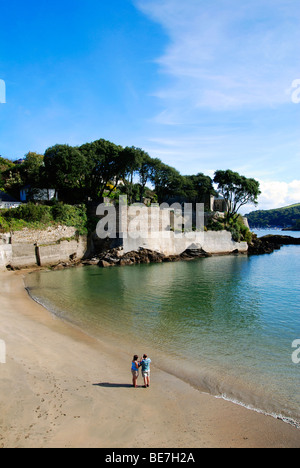 Readymoney Bucht nahe Fowey in Cornwall, Großbritannien Stockfoto