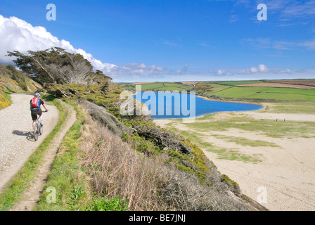 Mit Blick auf Loe pool Stockfoto