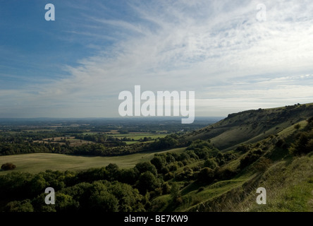 Blick vom Ditchling Leuchtfeuer Stockfoto