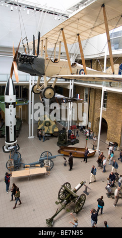 Haupthalle - Imperial War Museum - London Stockfoto