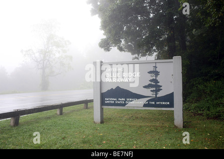 Der Blue Ridge Parkway, Nationalpark befindet sich in Nelson County, Virginia. Foto/Andrew Shurtleff Stockfoto