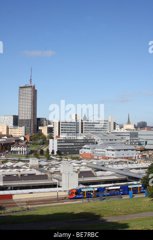 Sheffield Zentrum Skyline der Stadt. Sheffield, South Yorkshire, England, Großbritannien Stockfoto