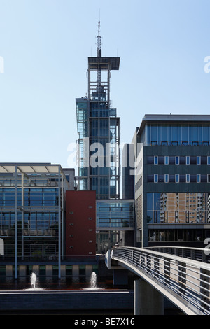 Solide Turm, Landhaus Bezirk, St. Pölten, Niederösterreich, Österreich Stockfoto