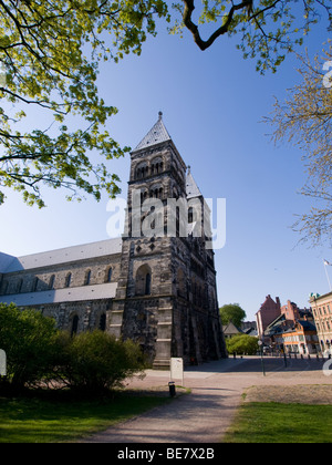 Der Portugiese Domkyrkan in Lund, Schweden. Stockfoto