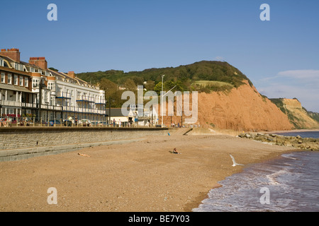 England Devon Sidmouth Strand Stockfoto