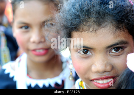 Klata Stamm Kadayawan Festival Davao Stadt Davao del Norte Mindanao Philippinen Stockfoto