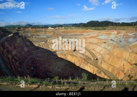 Martha Goldmine, Waihi auf dem State Highway 2, North Island, Neuseeland Stockfoto