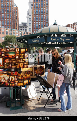 Markt am Union Square in Manhattan, New York City, New York, USA Stockfoto