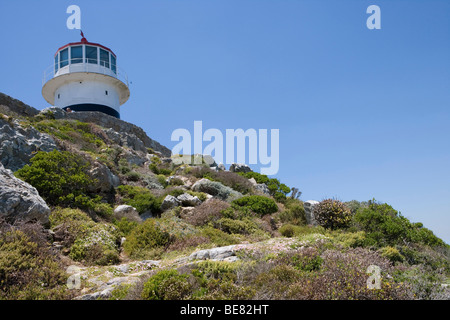 Cape Point Leuchtturm, Kap-Halbinsel, Western Cape, Südafrika, Afrika Stockfoto