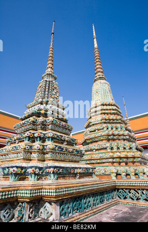 Das Grand Palais am Wat Phra Keo, Bangkok, Thailand, Asien Stockfoto