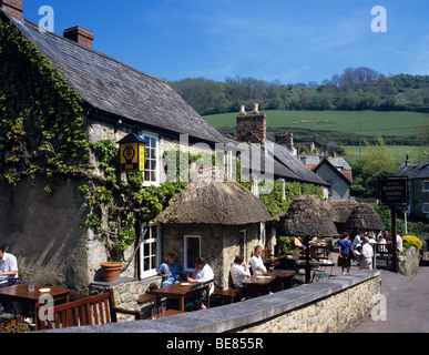 Der Maurer Arme im Dorf Branscombe an der Südküste von Devon Stockfoto