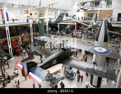 Haupthalle - Imperial War Museum - London Stockfoto