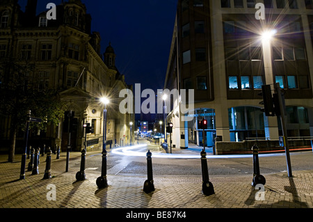 down Hill street Birmingham in der gesamten vom Rathaus Stadt anzeigen Stockfoto