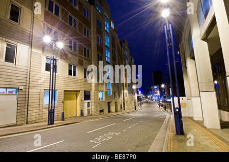 down Hill street Birmingham in der gesamten vom Rathaus Stadt anzeigen Stockfoto