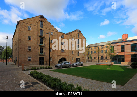 Wakefield Waterfront Development, Calder und Hebble Navigation, West Yorkshire, England, UK. Stockfoto