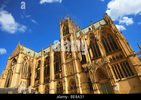 KATHEDRALE SAINT-ETIENNE, METZ Stockfoto