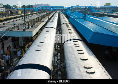 Bahnhof in Hyderabad Indien Stockfoto