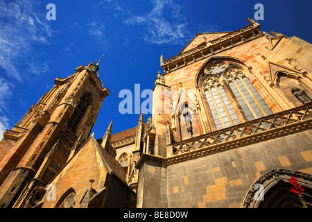 KIRCHE SAINT-MARTIN, COLMAR Stockfoto