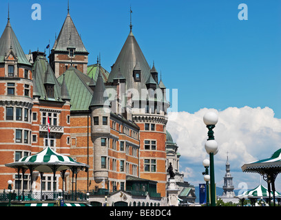 Kanada, Quebec, Quebec City, Chateau Frontenac hotel Stockfoto