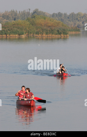 Kano-Rs in de Biesbosch Stockfoto