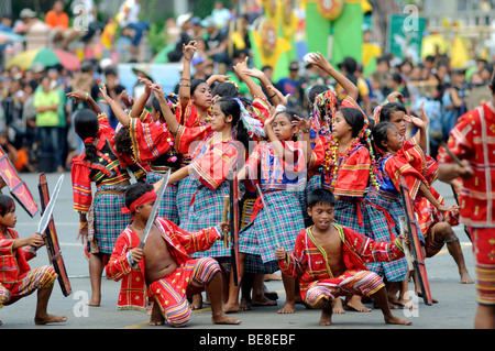 Kadayawan Festival Davao Stadt Davao del Norte Mindanao Philippinen Stockfoto