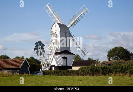 Saxtead Windmühle, Suffolk, England< Großbritannien Stockfoto