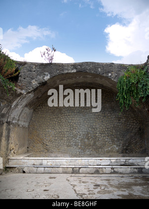 Die begrabene Stadt Herculaneum in der Nähe von Neapel in Süditalien Stockfoto