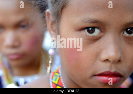 Klata Stamm Kadayawan Festival Davao Stadt Davao del Norte Mindanao Philippinen Stockfoto