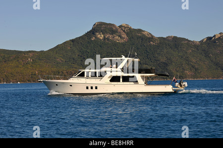 Yacht-off Hook Island, Whitsunday Islands Nationalpark, Queensland, Australien Stockfoto