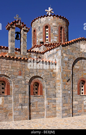 Kirche, Berg Dorf von Axos, Kreta, Griechenland, Europa Stockfoto