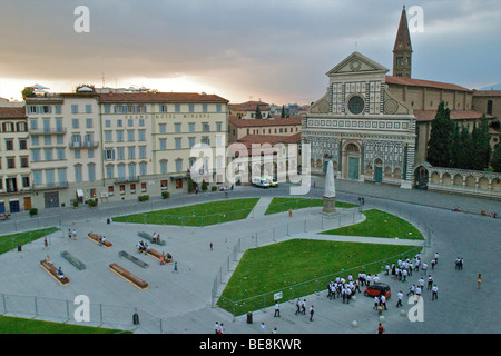 Piazza di Santa Maria Novella. Stockfoto