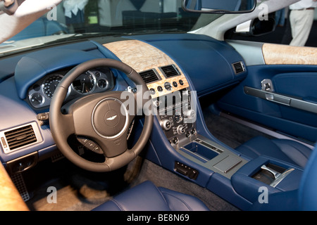 Aston Martin DB9, Aston Martin Testcenter, Nürburgring Race Track, Rheinland-Pfalz, Deutschland, Europa Stockfoto