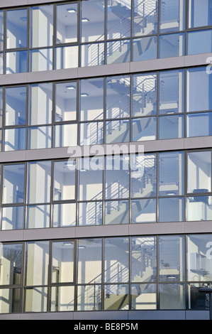 Bürogebäude RheinArtOffice im Stadtteil Rheinauhafen, Microsoft, Köln, Nordrhein-Westfalen, Deutschland, Europa Stockfoto
