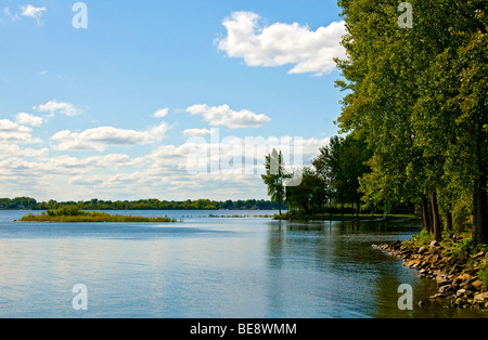 Baie d'Urfée See Saint Louis befindet sich auf der Westseite des Montreal Insel Provinz Quebec Kanada Stockfoto