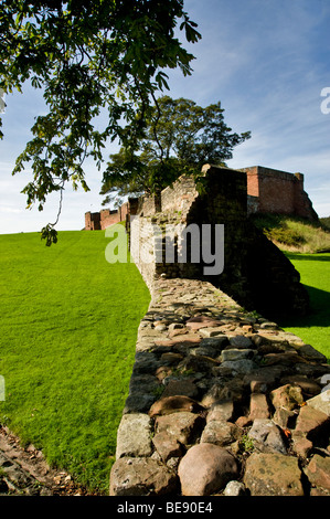Carlisle Castle, mittelalterliche Festung, Cumbria, England, UK Stockfoto