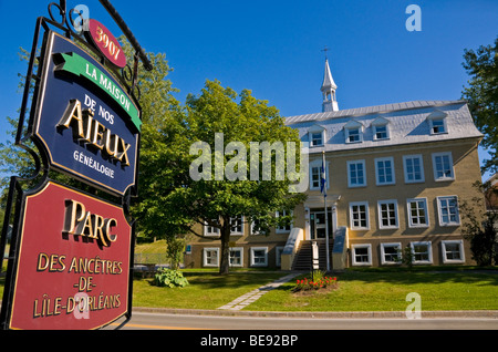 Sainte Famille Ile d ' Orleans Provinz Quebec Stockfoto