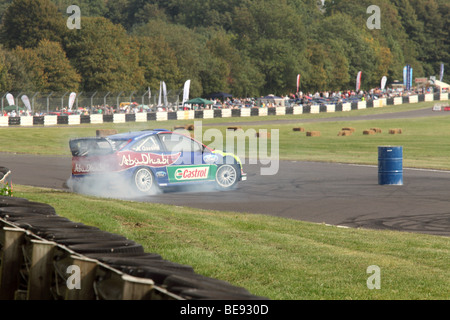 Castle Coombe Rallye Day 2009 - Wrc-Fahrer Mathew Wilson Stockfoto