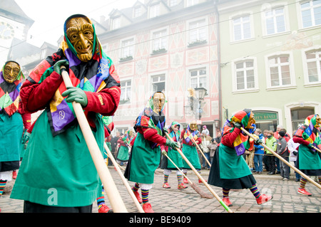 Alemannischen Fasnacht, Hexen, Freiburg, Baden-Württemberg, Deutschland, Europa Stockfoto