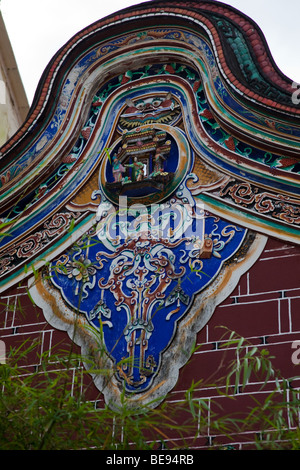 Leong San Tong Khoo Kongsi, Khoo Kongsi kurz, ist eines der markantesten chinesischer Clan-Verein-Tempel in Malaysia. Stockfoto