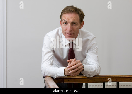 Jim Murphy, Staatssekretär für Schottland (Labour) in seinem Büro in Edinburgh Stockfoto