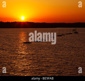 Fishbourne Hafen, Isle Of Wight, Hampshire, England, UK. Stockfoto